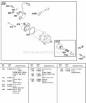 Electric Starter Diagram and Parts List for 185432-0571-E1  Briggs and Stratton Engine